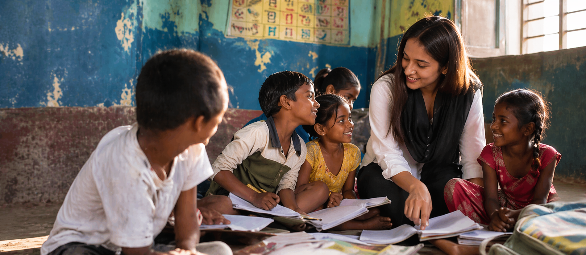 Underprivileged kids education support